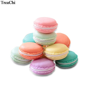 Candy Macaron Jewelry Storage Case Mini Earrings Ring Necklace Organize Box