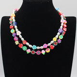 Resin Fruit Beads Necklace For Women Soft Clay Choker