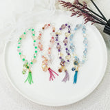 Candy Flash Crystal Bracelet with Tassel Pendant for Women
