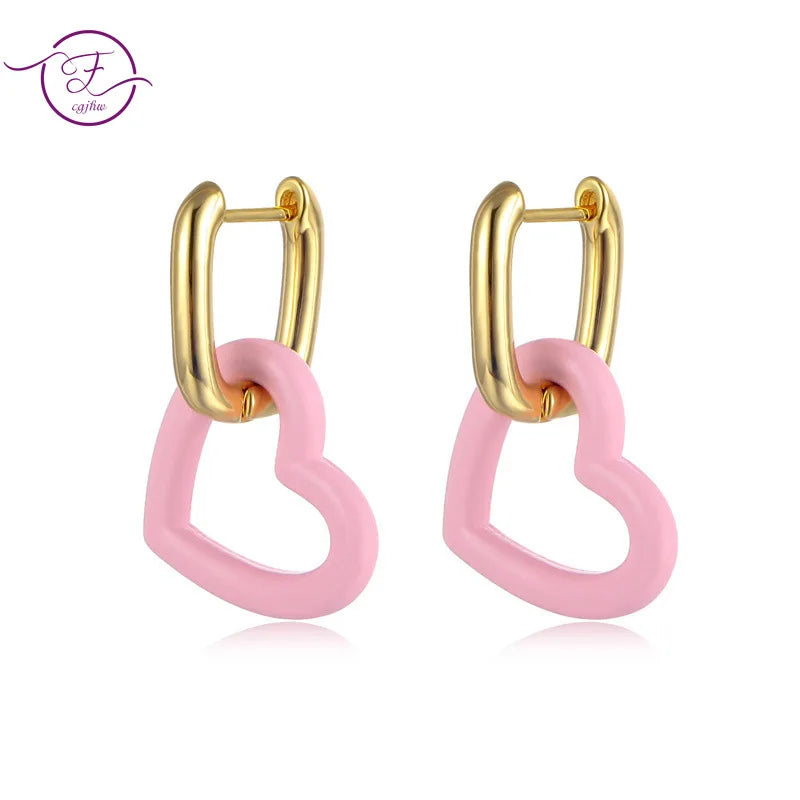 Heart Shaped Earrings for Women - Wedding Jewelry