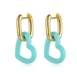 Heart Shaped Earrings for Women - Wedding Jewelry