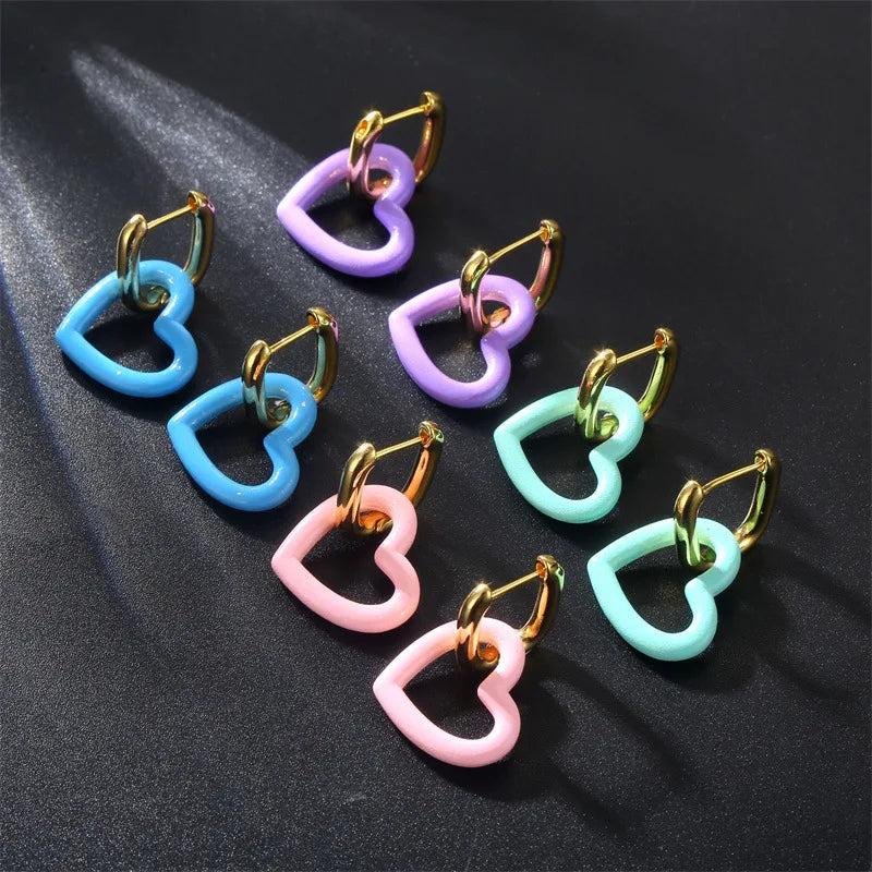 Heart Shaped Earrings for Women - Wedding Jewelry