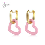 Heart Shaped Love Earrings for Women Wedding Jewelry Gift