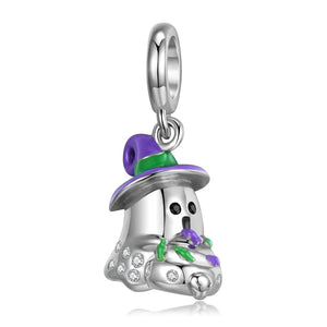 Purple Hat Dangle Charm for Women Bracelet Necklace