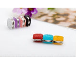 Muslim Hijab Candy Magnet Brooches Square Scarf Pin 12pcs