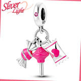 Candy Pendant Charm 925 Sterling Silver Women Jewelry