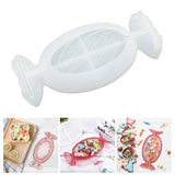 Candy Shape Plate Dish Silicone Mould Tray Crystal Epoxy Resin Mold