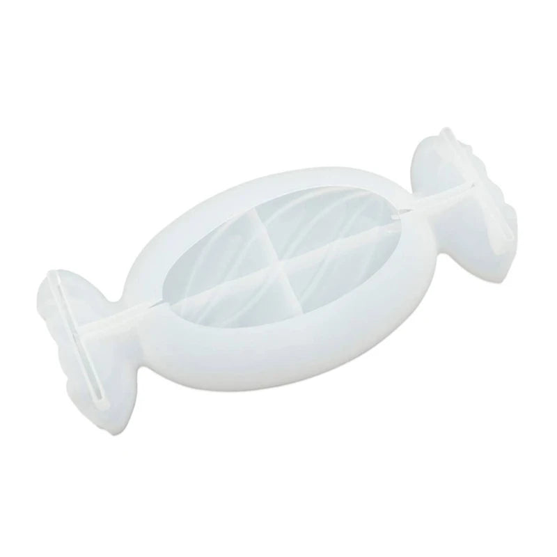 Candy Shape Plate Dish Silicone Mould Tray Crystal Epoxy Resin Mold