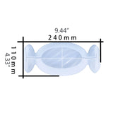 Candy Shape Plate Dish Silicone Mould Tray Crystal Epoxy Resin Mold