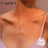 925 Silver Snake Winding Diamond Pendant Necklace