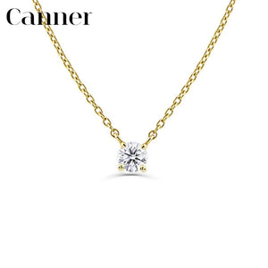 CZ Choker Necklace 925 Silver Chain Women's Jewelry