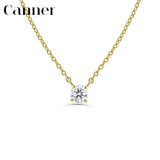 CZ Choker Necklace 925 Silver Chain Women's Jewelry