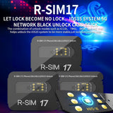 R-SIM17 Unlocking Card for iPhone 13PRO, 13, 12, X, 8