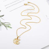 Capital Initial Necklace Stainless Steel Jewelry Letter Pendant Chain Choker