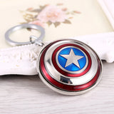 Captain Key Chain Shield Key Holder Rings Chaveiro Car Keycha