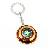 Captain Key Chain Shield Key Holder Rings Chaveiro Car Keycha
