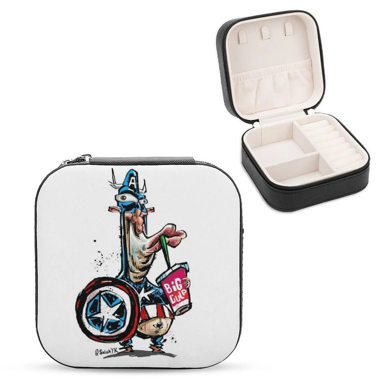 Captain M urica Jewelry Storage Box with Mirror