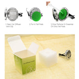 Car Air Freshener Perfume Clip Stainless Steel Aromatherapy Locket Vent Clip