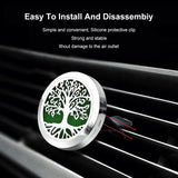 Car Air Freshener Perfume Clip Stainless Steel Aromatherapy Locket Vent Clip