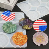 Car Coaster Epoxy Resin Mold Cup Mat Mug Pad Silicone Mould DIY