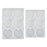 Car Coaster Epoxy Resin Mold DIY Crafts Ornaments Cup Mat Mug Pad Silicone Mould