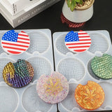 Car Coaster Epoxy Resin Mold DIY Crafts Ornaments Cup Mat Mug Pad Silicone Mould