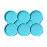 Car Coaster Resin Mold Round Silicone Mould Glossy DIY Epoxy
