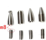Car Dent Repair Hooks Stainless Steel Push Rods Crowbar Kit