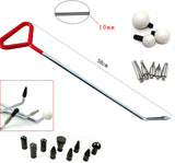 Car Dent Repair Hooks Stainless Steel Push Rods Crowbar Kit