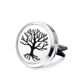 30mm 316 Stainless Steel Car Aroma Locket Essential Oil Car Diffuser Locket