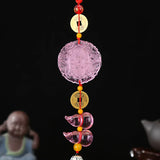 Dragon Tassel Pendant Car Rearview Mirror Hanging Ornament Decoration Charm
