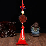 Car Double Dragon Tassel Pendant Rearview Mirror Hanging
