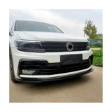 Car Glossy Moulding Strips for 2017-2021 Front Center Grille Fog Light Cover