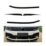 Car Glossy Moulding Strips for 2017-2021 Front Center Grille Fog Light Cover