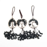 Agate Healing Crystals Rearview Mirror Ornament