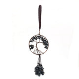 Agate Healing Crystals Rearview Mirror Ornament