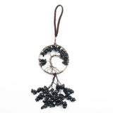 Agate Healing Crystals Rearview Mirror Ornament