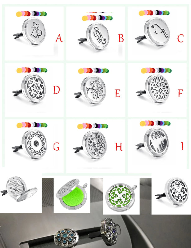 Stainless Car Air Outlet Fragrant Clip Perfume Diffuser
