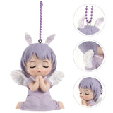 Angel Keychain Car Key Chain Fob Bag Handbag Decor Accessories