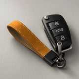 Car Key Chain Leather Keychain Pure Buckle Car Key Ring Car Accessories Gift