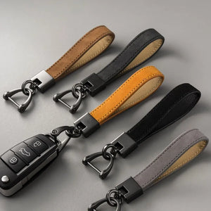 Car Key Chain Leather Keychain Pure Buckle Car Key Ring Car Accessories Gift