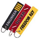 Motorcycle Key Chain Mixed Styles Launch Keychain Scooters Luggage Tag Embroider