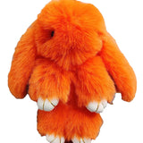 Rabbit Fur Hairball Car Keychain Bag Hanging Bunny Pendant