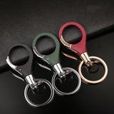 Couple Key Chain Stainless Steel Double Ring Gift