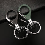 Couple Key Chain Stainless Steel Double Ring Gift
