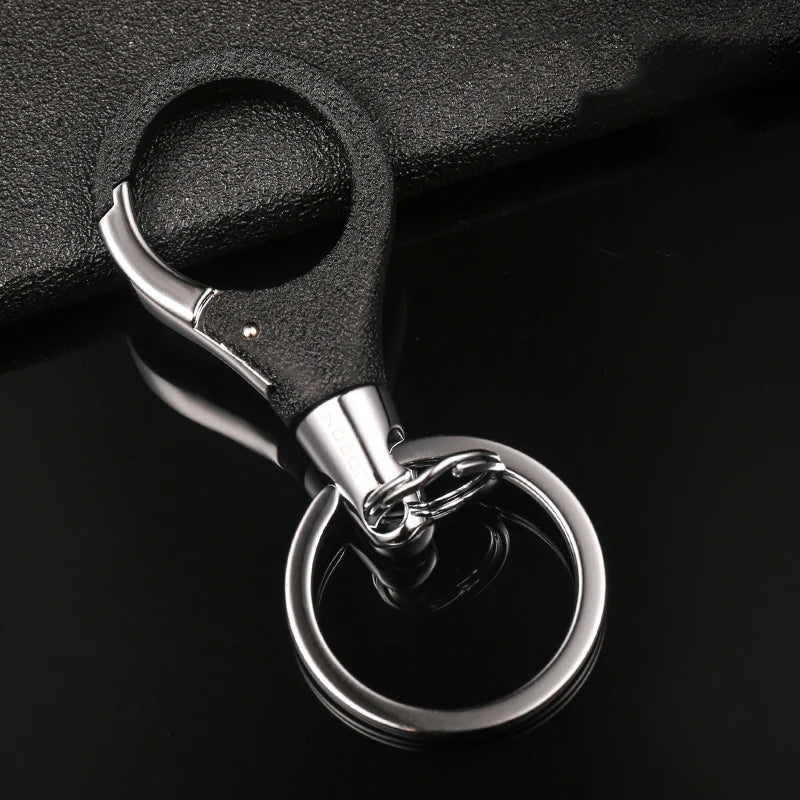 Couple Key Chain Stainless Steel Double Ring Gift