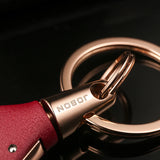 Couple Key Chain Stainless Steel Double Ring Gift