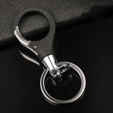 Couple Key Chain Stainless Steel Double Ring Gift