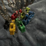 Colorful Metal Wheel Brake Disc Key Ring Holder