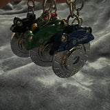 Colorful Metal Wheel Brake Disc Key Ring Holder